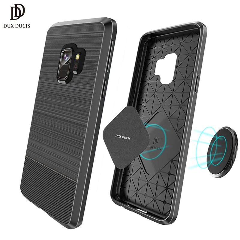 DUX DUCIS Магнитный чехол для samsung Galaxy S9 плюс Чехол мягкий силиконовый принципиально