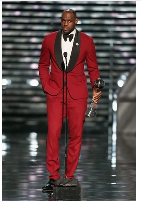 red formal attire men