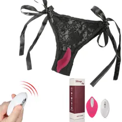 Силиконовые вагинальные виброшары беспроводной вибратор с пультом ДУ интимные игрушки для женщин носимых C трусики стринг секс машина