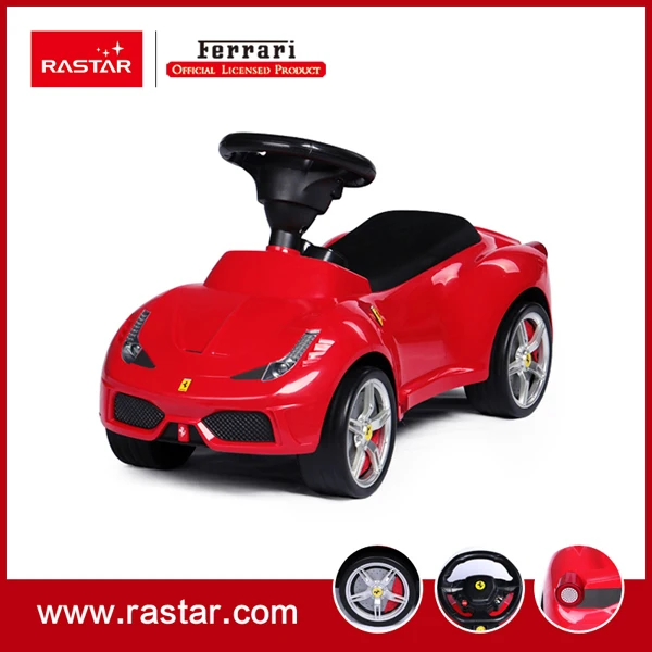 Rastar Лицензированная Езда на машине детские игрушки Ferrari 458 футов на пол автомобиль со звук рога 83500
