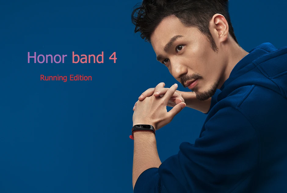 Honor Band 4 Running Edition спортивный ремешок обувь Land Impact монитор сна умный Браслет 50 м водонепроницаемый