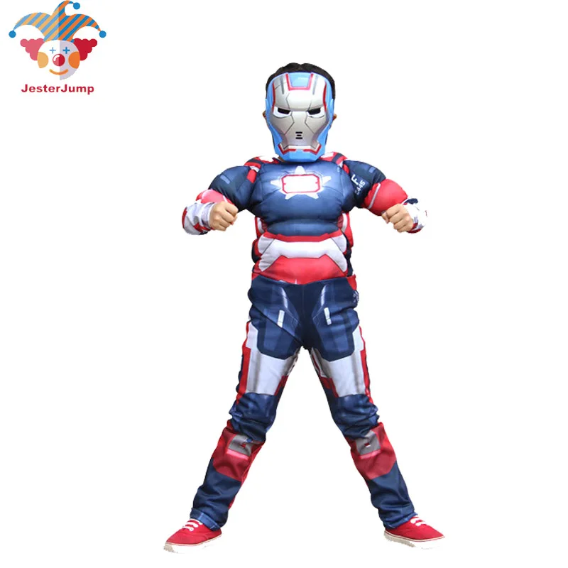 Personalised IRON MAN SUPER HERO 2-12y cape with FREE mask ANY NAME party gift