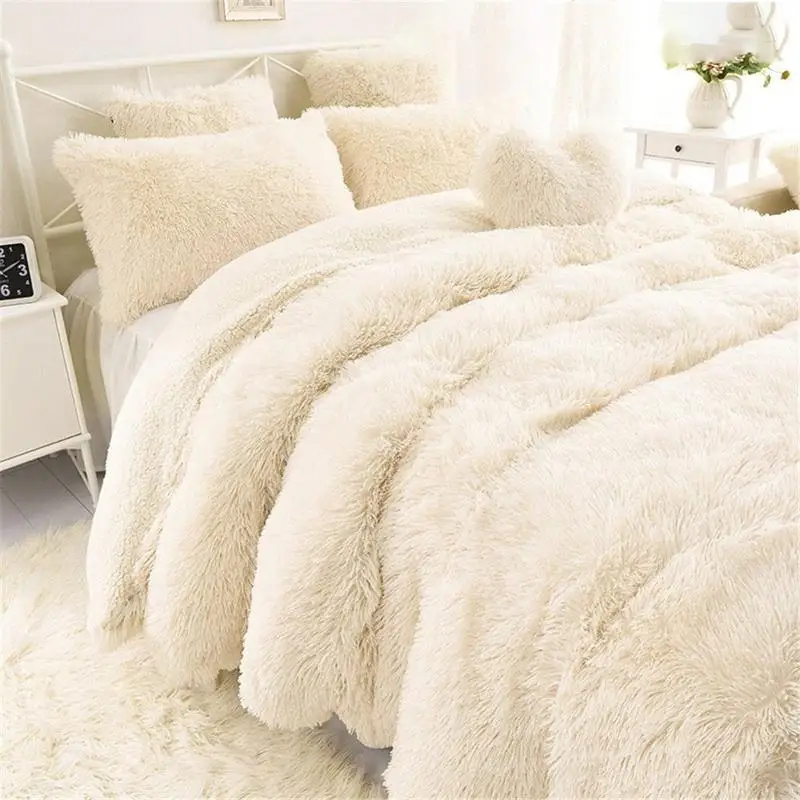 

Soft Blanket Fluff Plush Portable Blanket Bed Cover Sleeping Supplies Travel Office Use Home textile Quilt Flush Flannel Blanket