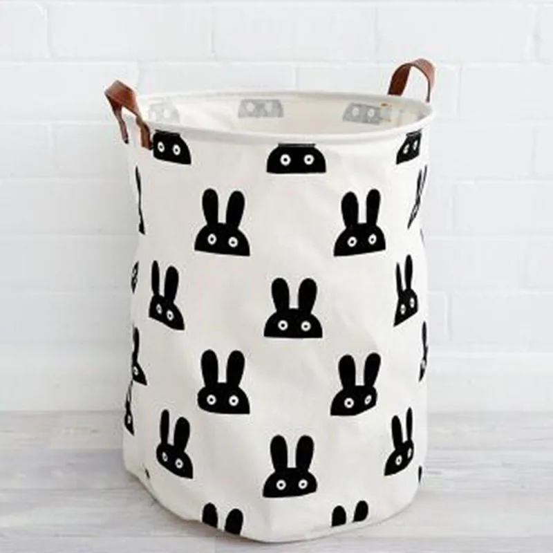 Seluna 2017 الجديدة الغسيل سلة التخزين 40*50 سنتيمتر دلاء للعب الغسيل سلة الملابس القذرة أشتات تخزين كبيرة حقيبة مربع صناديق