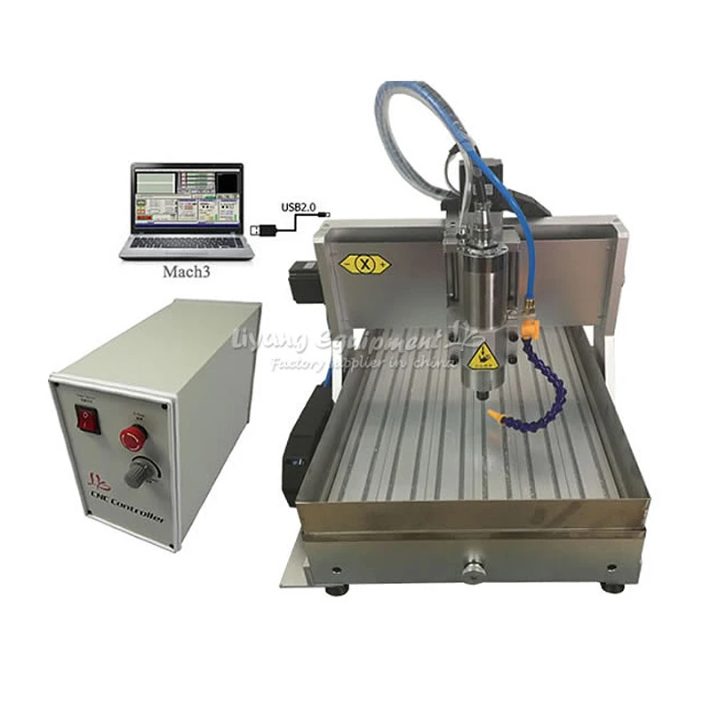 Waterjet CNC LY 6040 Z-VFD 800W USB 3axis Milling Machine Wood Router with Limit Switch Waterjet CNC LY 6040 Z-VFD 800W USB 3axis Milling Machine Wood Router with Limit Switch