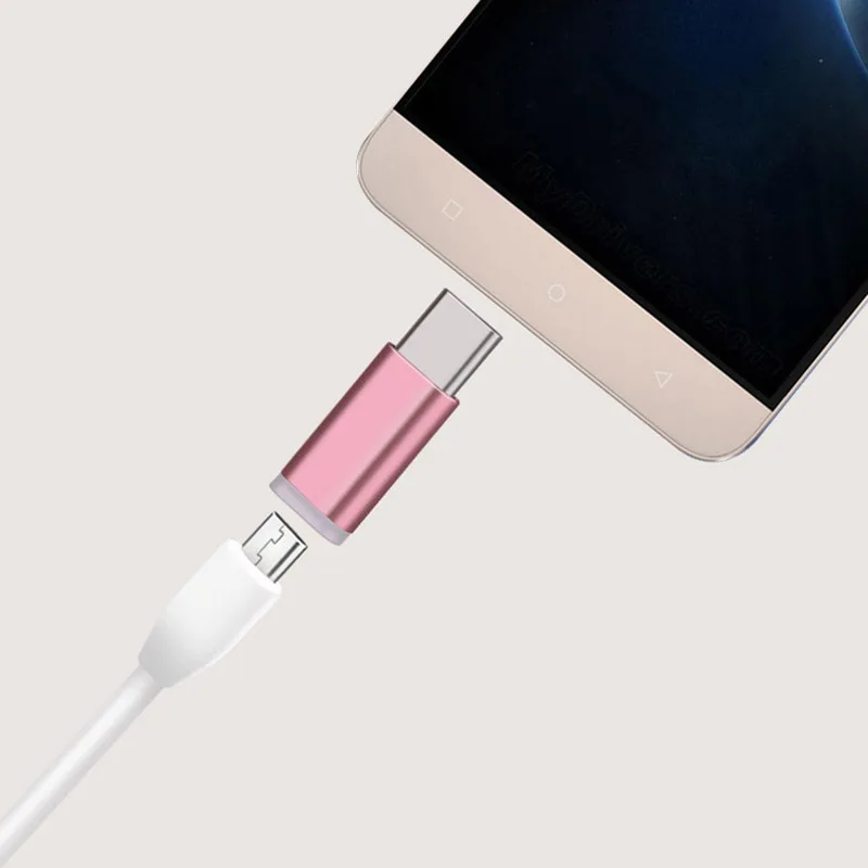 Type-C Adapter Micro USB To Type C Adaptores Mini Android Micro Female To USB Type C Male Adapteur Support Drop Shipping Retail (4)