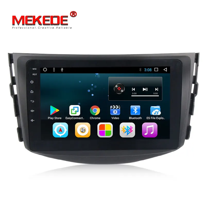 

8inch T3 Android 7.1 Quad core car dvd GPS navigation player For toyota RAV4 2007-2011 with GPS WIFI Radio BT SWC free shipping