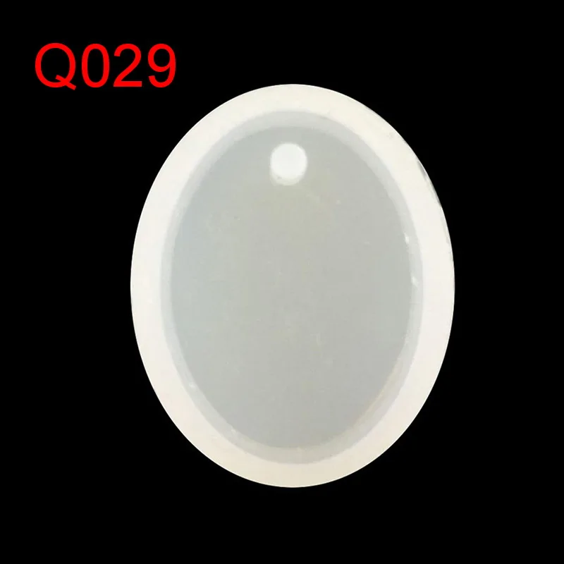 5pcs/1pcs Silicone Pendant Mold Resin Silicone Mould Handmade DIY Jewelry Making Epoxy Resin Molds Square Round Oval Rectangle - Цвет: 1pcs