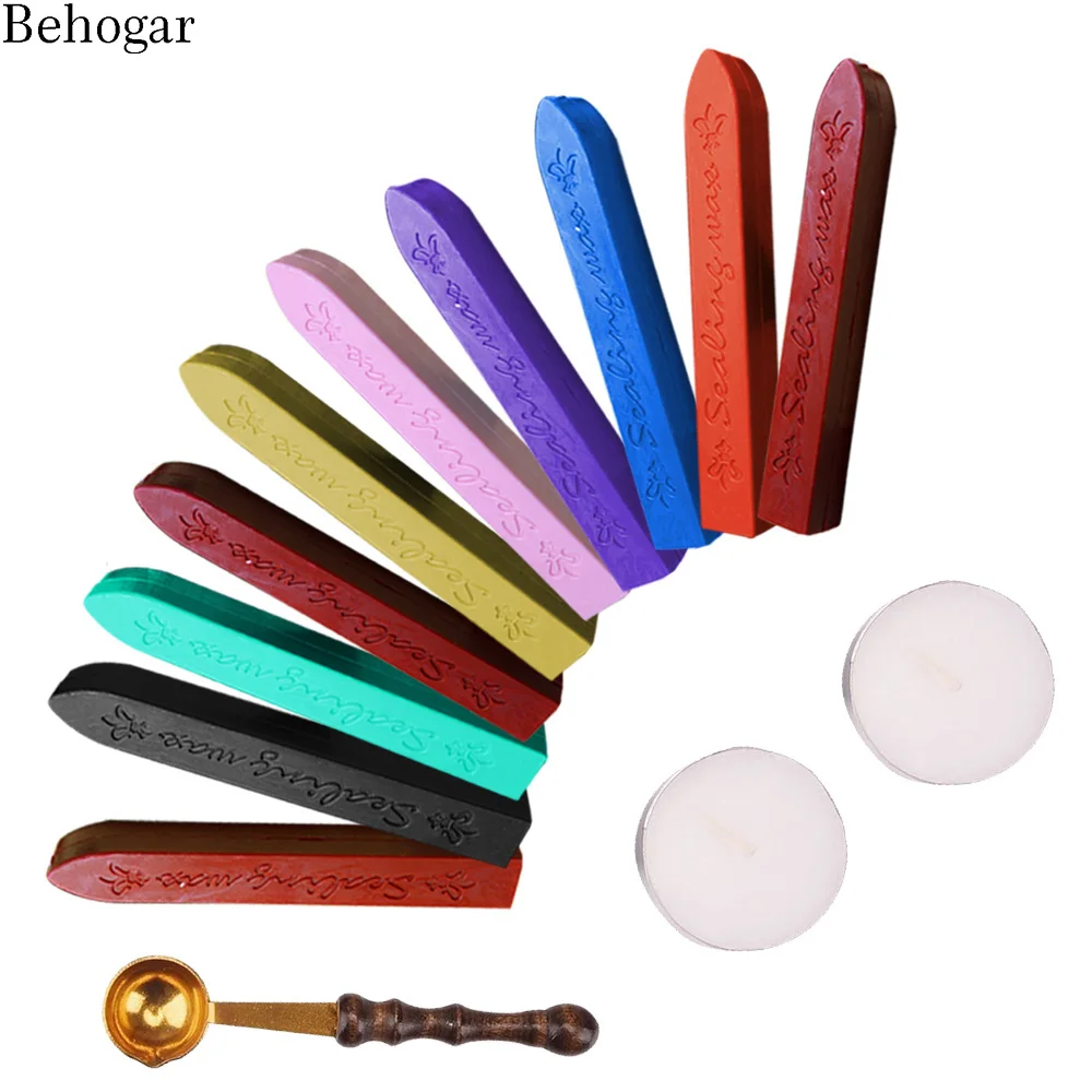 

Sealing Wax Stick Wax Seals Kit for Hobby Craft Projects Wedding Party Invitations Envelopes Gift Wrap Bottle Gadget Accessories