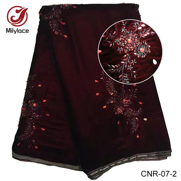 Mliylace Silk Velcet Lace Fabric With Stones 5 Yards Multi Pattern Belgium High Quality For Dress CNR-07 | Дом и сад