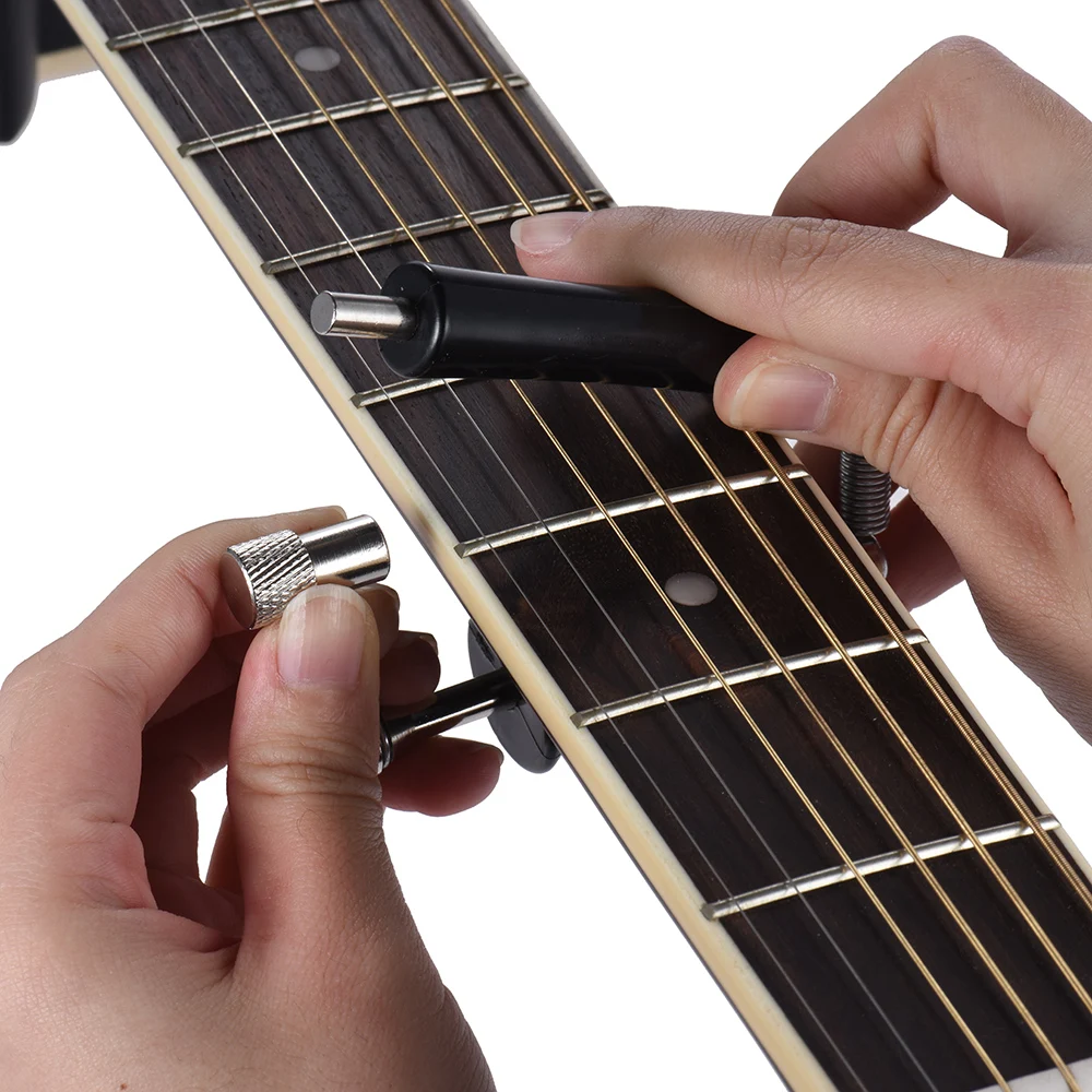 Rolling Guitar Capo Glider Easy Sliding Up & Down for Folk Classic
