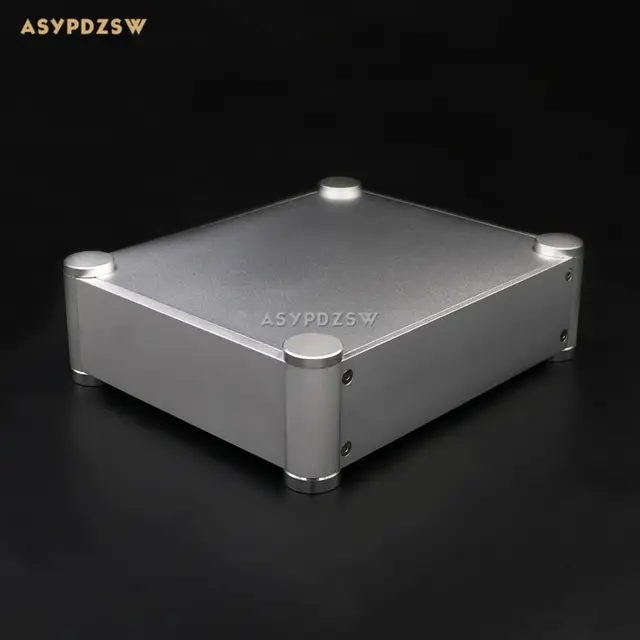 DIY Gehäuse Silber Aluminium Gehäuse Für Verstärker, DAC, Preamp