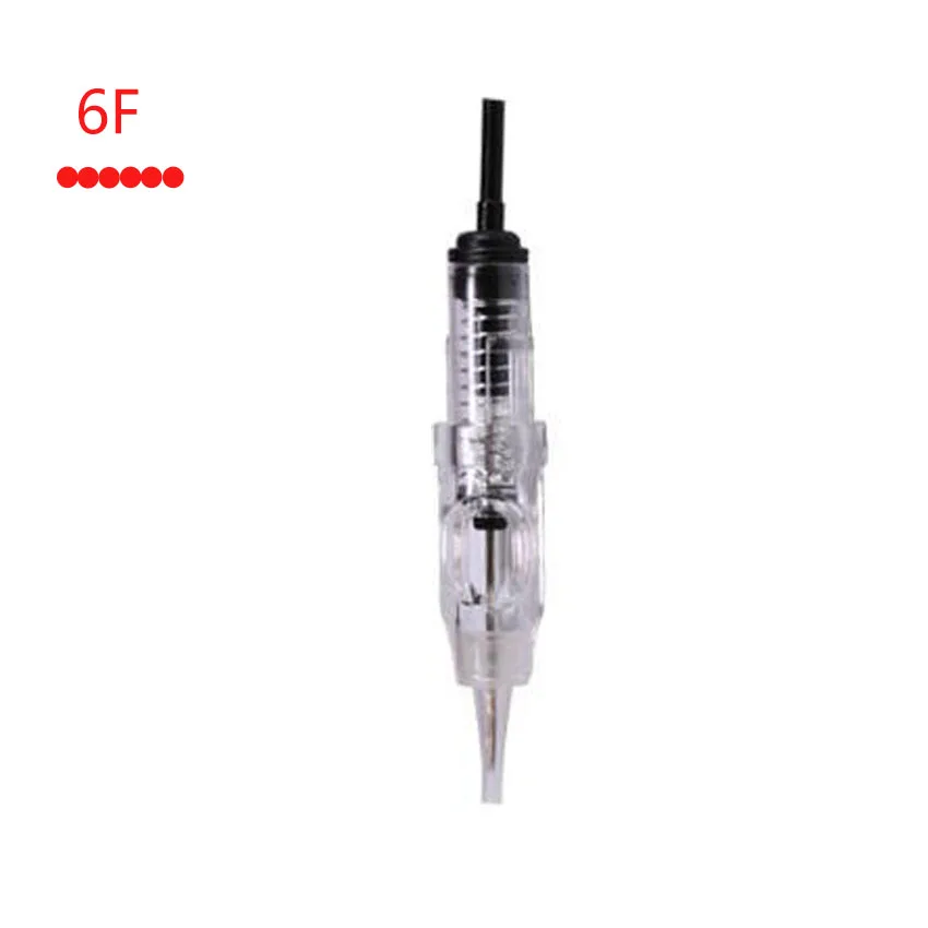 

Tattoo Needles Flat Cartridge 100Pcs Permanent Makeup Eyebrow Eyeliner Microblading Tattoo Supply for Machine Pen Power Supply