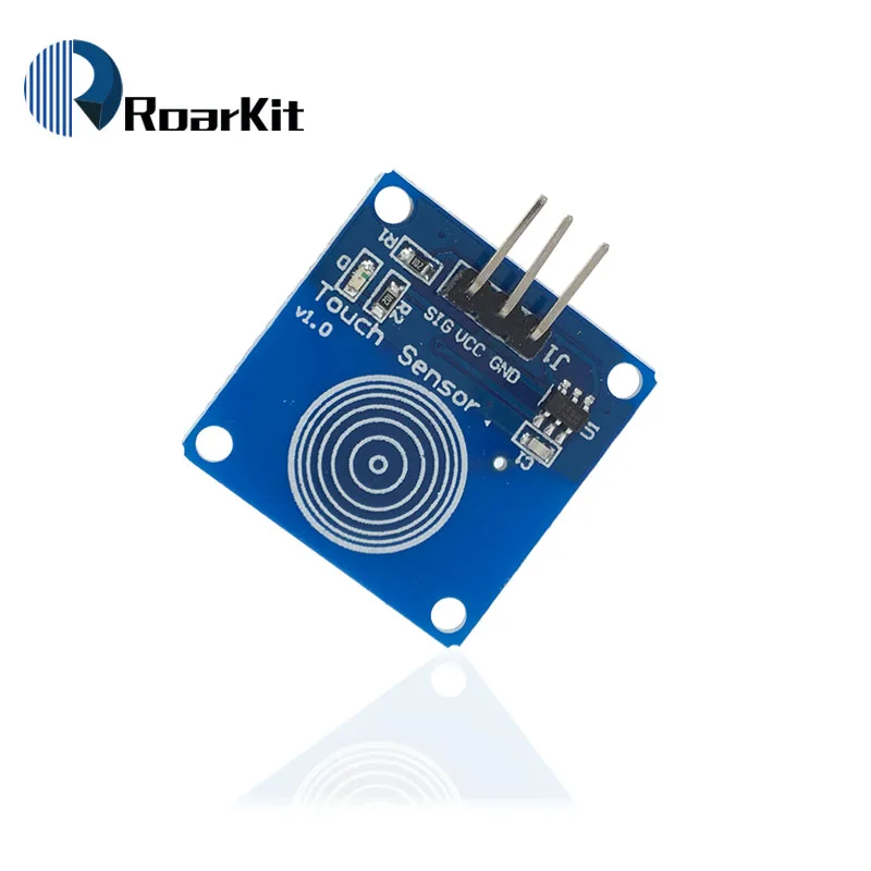 Сенсорный модуль TTP223B 1 канальный емкостный сенсорный переключатель для Arduino