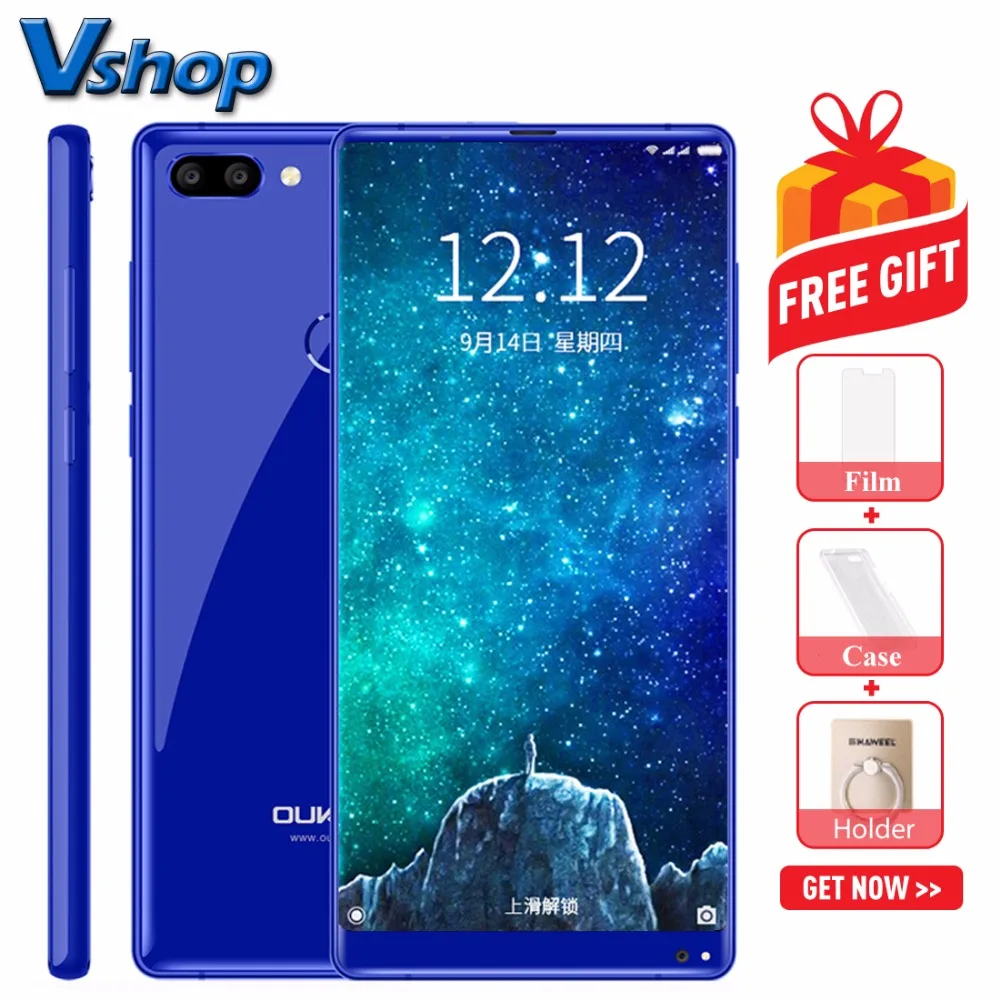 Оригинальный OUKITEL MIX 2 4G мобильный телефоны android 7 0 6 ГБ Оперативная память B