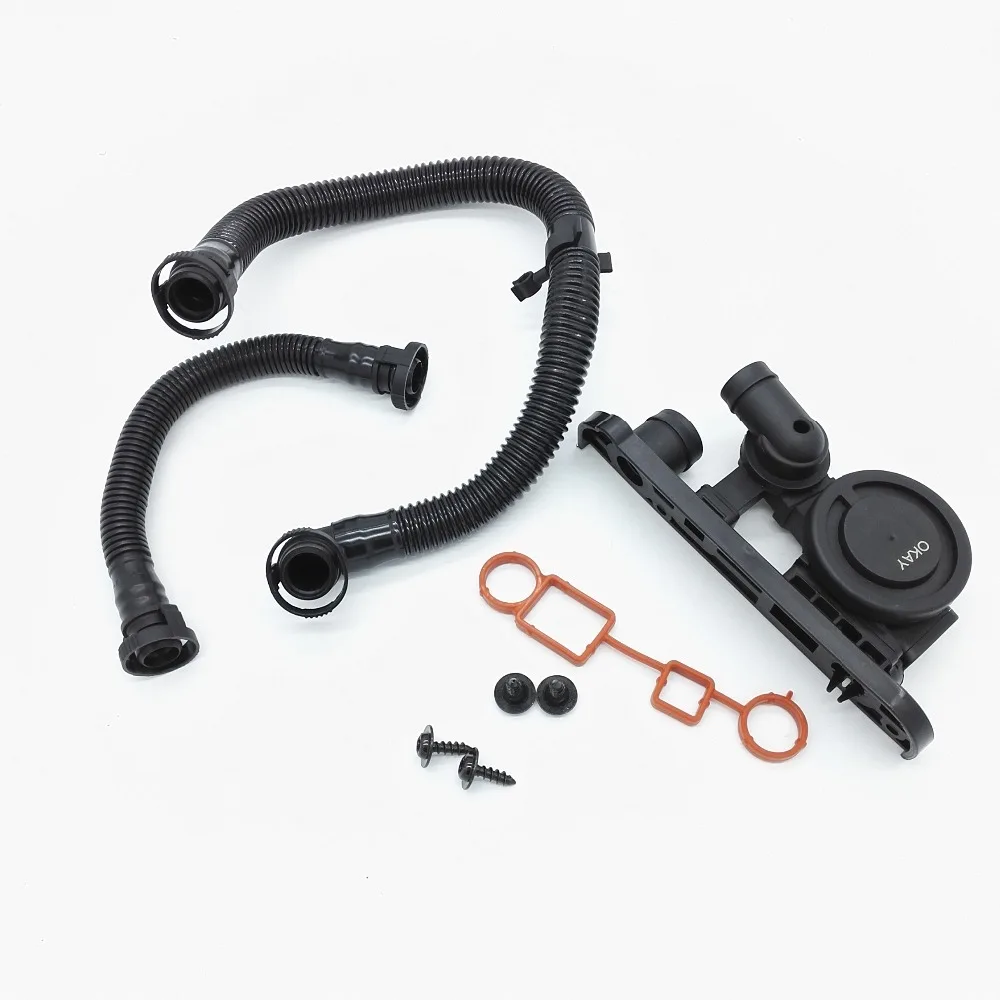 Crankcase Vent Valve PCV Hose Service Kit For A3 A4 Quattro VW Jetta