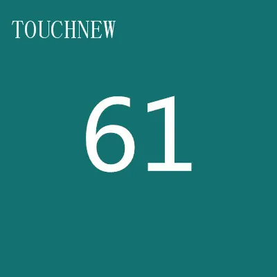 TOUCHNEW, 168 цветов, одиночные художественные маркеры, кисть, эскиз, на спиртовой основе, маркеры, двойная головка, манга, ручки для рисования, товары для рукоделия - Цвет: 61