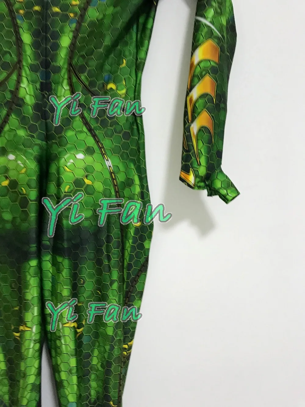 Mera Cosplay Costume Spandex Zentai Suit 3D Print Mera Halloween Zentai Catsuit