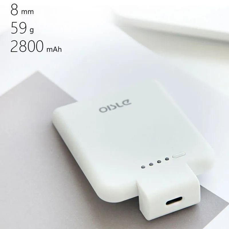 Портативное зарядное устройство для iPhone 5 6 7 8 x xs все серии 2800 mah Внешний контейнер