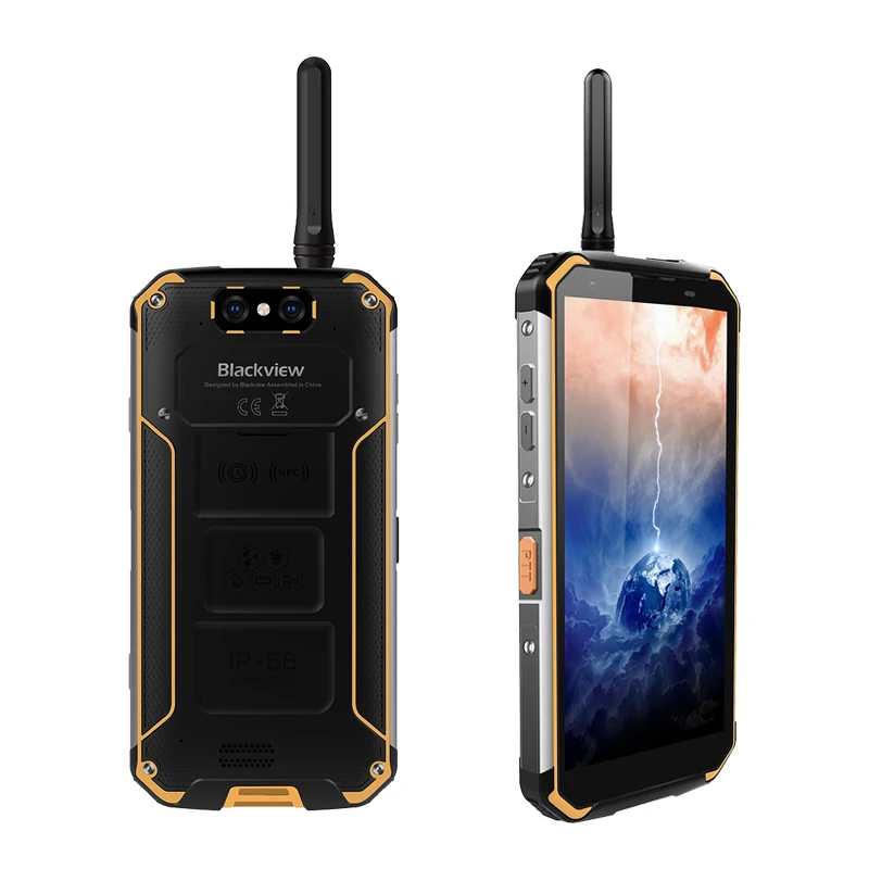 BLACKVIEW BV9500 Pro IP69K Walkie Talkie 5 7 &quot18:9 FHD Смартфон Android 8 1 6 + 128 ГБ 10000 мАч Беспроводная