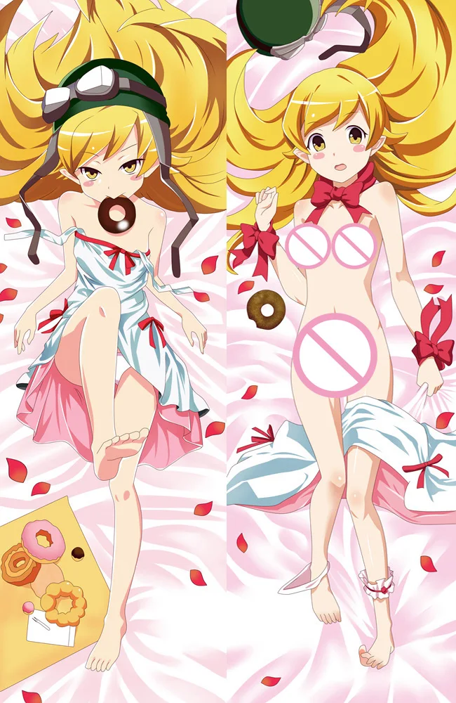 Япония Горячая Аниме Bakemonogatari персонажи сексуальная девушка Oshino Shinobu otaku Dakimakura