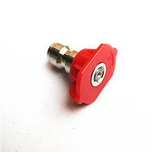 Высокое давление 5 шт. различные углы 1/" быстрый разъем автомобиля стиральные сопла моющий распылитель насадка металлическая струйная Форсунка