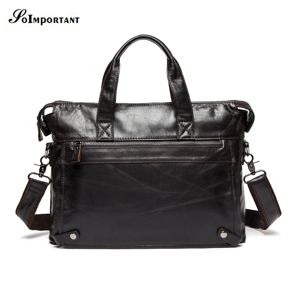Genuine Leather Bag Business Men Bags Laptop Tote Briefcases Male Crossbody Bags Shoulder Handbag Men's Travel Messenger Bag Genuine Leather Bag Business Men Bags Laptop Tote Briefcases Male Crossbody Bags Shoulder Handbag Men's Travel Messenger Bag
