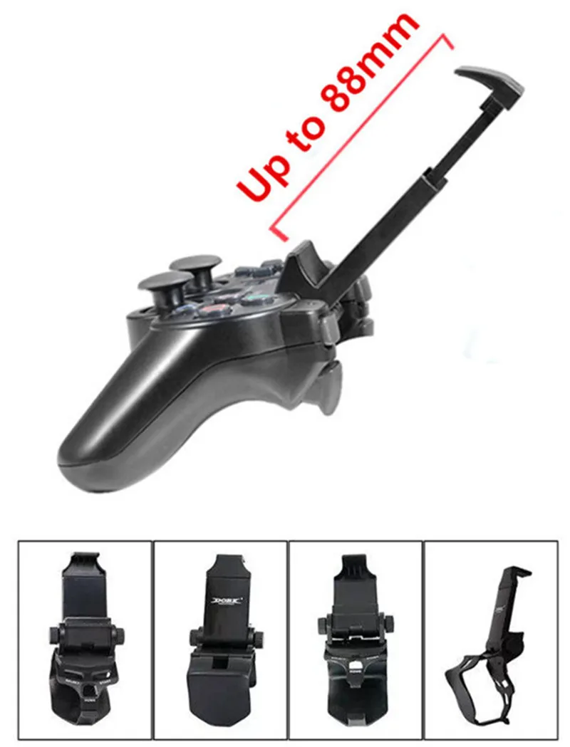Game Pad Clip Mount Holder Fits PS3 Controller For Smart Phone Tablets