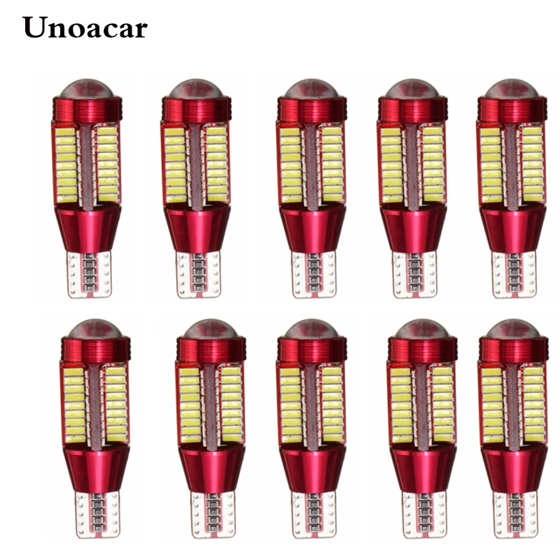 10X супер яркий Canbus T10 78 SMD 4014 W5W светодиодный автомобильный светильник лампа для