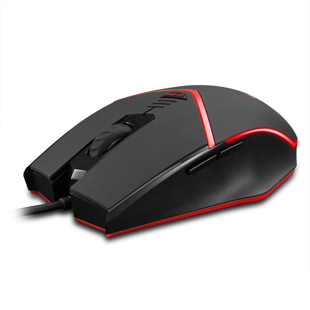 ZELOTES классная игровая мышь Проводная с USB 3200 DPI светодиодный светильник для