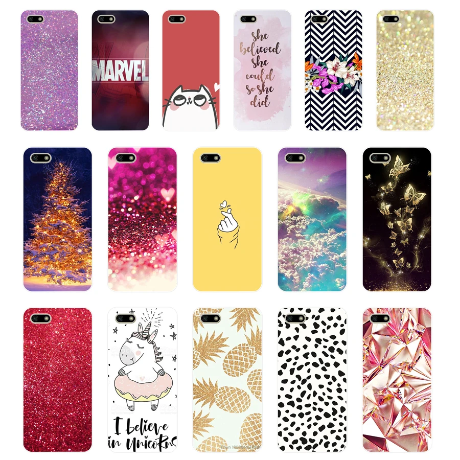 

l Silicone case For Huawei Honor 7A Case 5.45" inch Soft Phone Case Huawei Honor 7A 7 A DUA-L22 Russian Back Cover Coque bumper