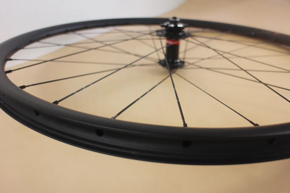 

29" hookless 28*24mm MTB carbon bike front wheel Super light XC Cross Country bicycle wheel Novatec D771SB disc hub 28H or 32H