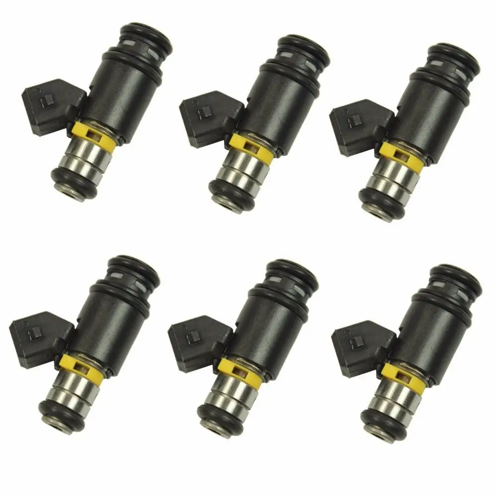 New Set Of 6 Fuel Injectors Mach For Vw Golf Jetta 99 02 Eurovan 97 99