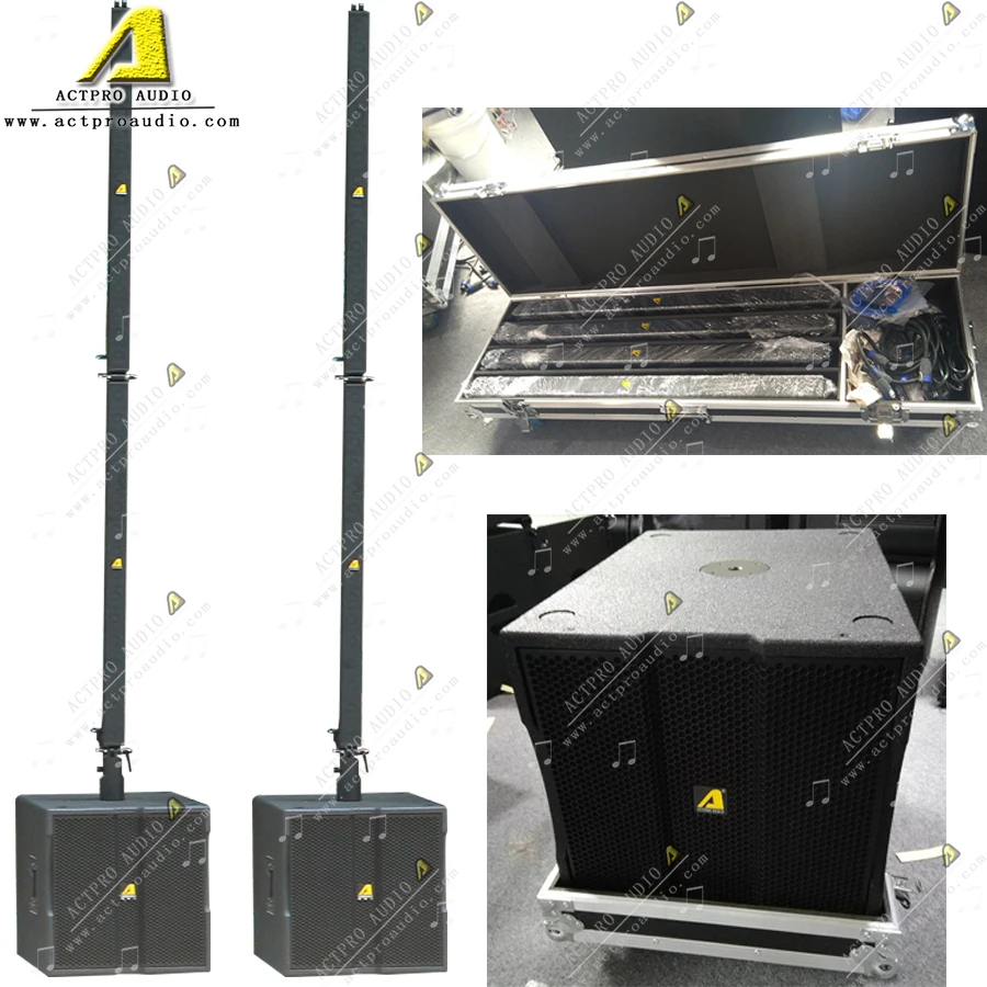 

Professional conference and wedding churches use column speaker KA162 mini line array speaker system