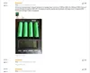 EAIEP – batterie lithium rechargeable VTC7, 3.7V, 3300mAh, 18650 mAh, jouet électronique, flash ► Photo 2/6