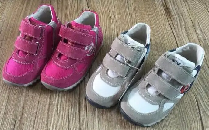 

AI LIANG Boys and girls leather casual shoes children sneakers