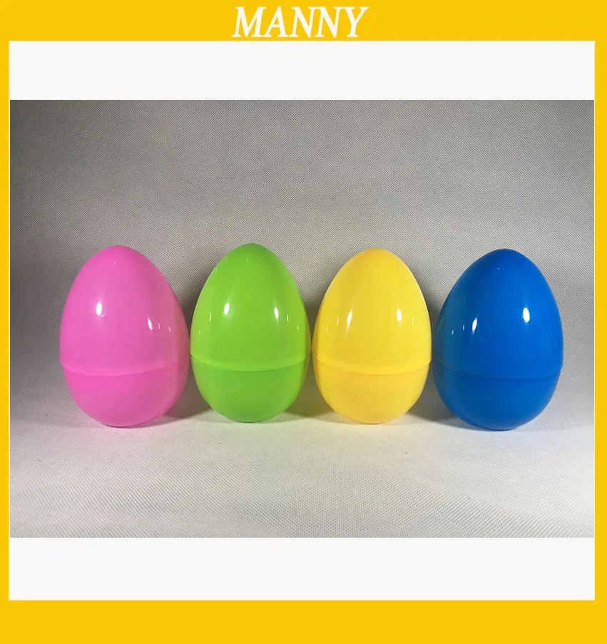 

9*14cm Big Plastic Egg Capsule Easter Egg Ball Flat-bottom Plastic Capsule for Party 1 piece Free shipping