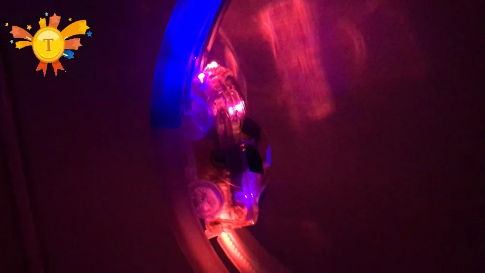 Волшебный автомобиль трек изгиб Flex Loop светящийся в темноте DIY сборка игрушечный