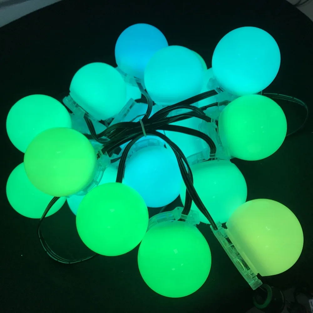 UCS1903 DC24V адресуемый RGB Полноцветный пиксельный модуль Класс IP68 Матовая крышка 60 мм