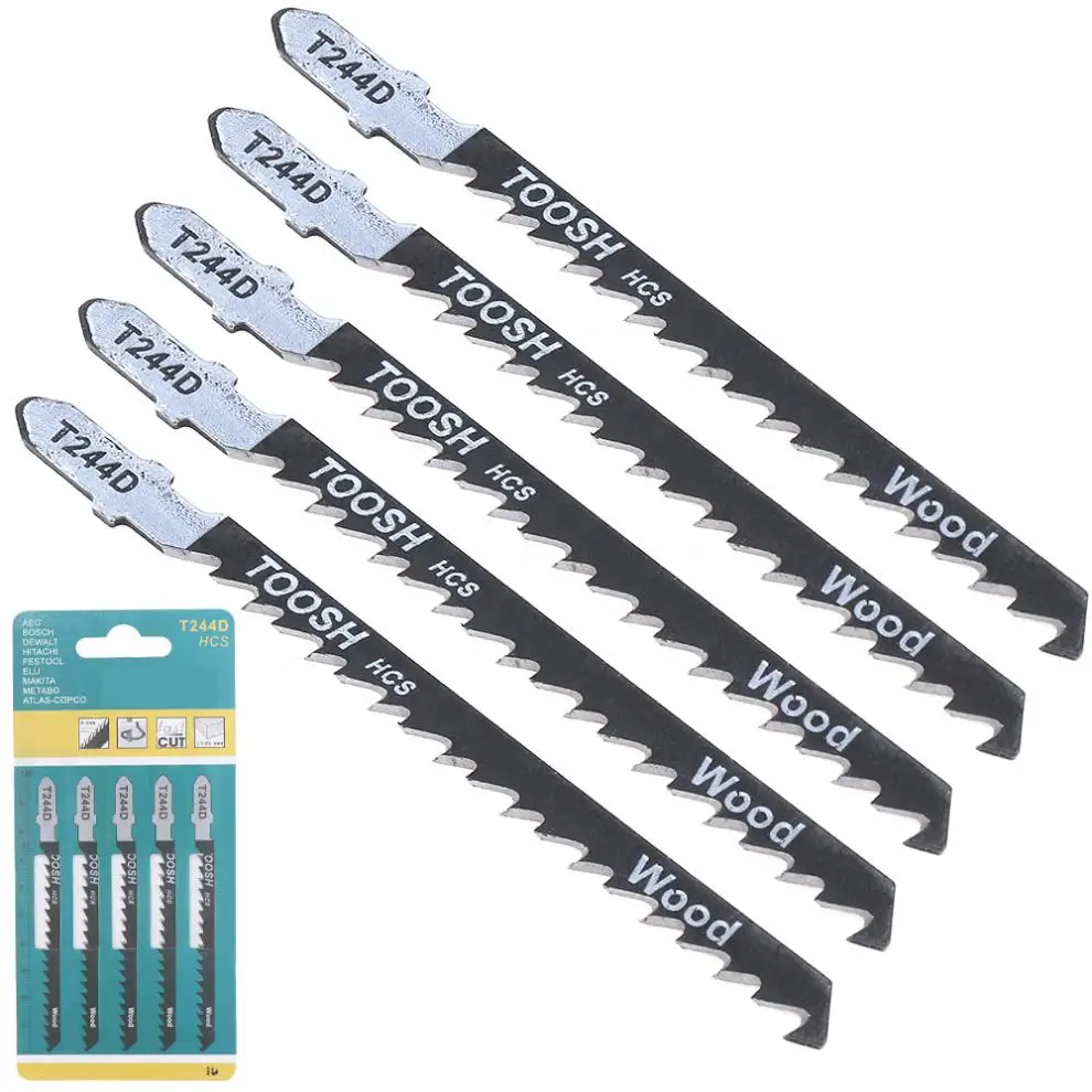 Durable 5pcs/set T244D 100mm High carbon Steel Reciprocating Saw Blades