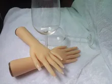 Free shipping!Hand mannequins Simulation prosthetic hand The new Slim real reverse mold The relevant section of silicone hand