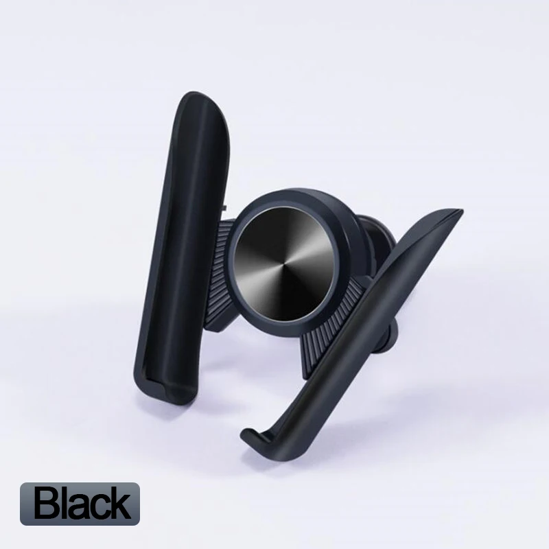 Универсальный автомобильный держатель для телефона с реакцией на гравитацию, подставка для iphone, huawei, Xiaomi, Pocophone F1, поддержка мобильных смартфонов - Color: Black