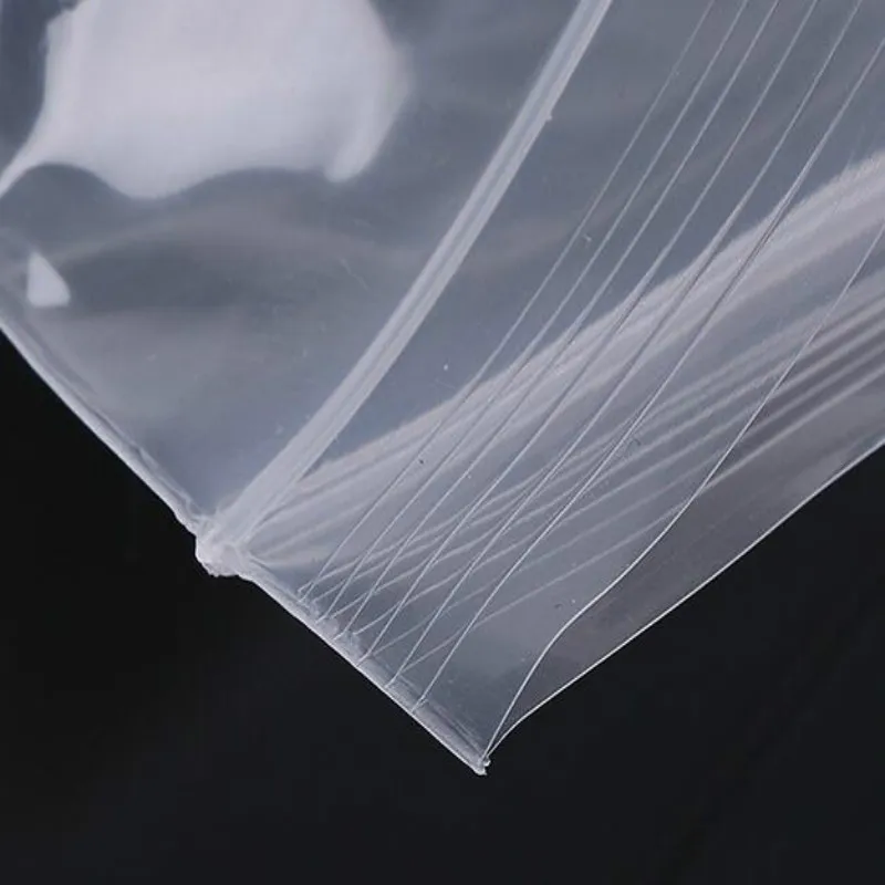 100pcs/lot Clear Plastic Bag Transparent Bags Ziplock Packaging Self Adhesive Seal Waterproof Bags 19040201