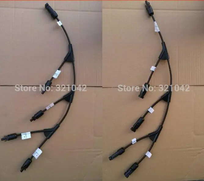 

MC4 Y Branch Solar Panel 30A Connector MMMMF FFFFM Set Wire/T Splitter