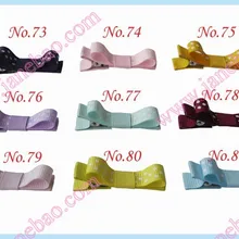 Новинка, 185 шт., 1,7" заколки для волос с бантами