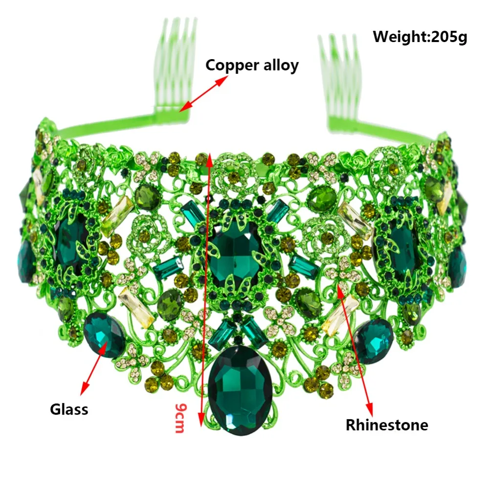 Новинка года LAN дворец высокое качество День Святого Валентина Императорская корона для вечерние украшения для помолвки и свадьбы