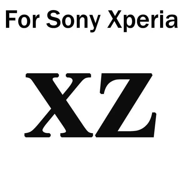 GerTong 0,26 мм Полная защита закаленного Стекло для sony Xperia XA1 Ultra XP XZ XZS X XA Экран протектор Saver черная пленка с уровнем твердости 9H - Цвет: For Sony Xperia XZ