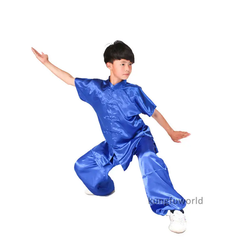 Костюм Changquan Tai chi для мальчиков и девочек ушу боевые искусства униформа Nanquan Wing