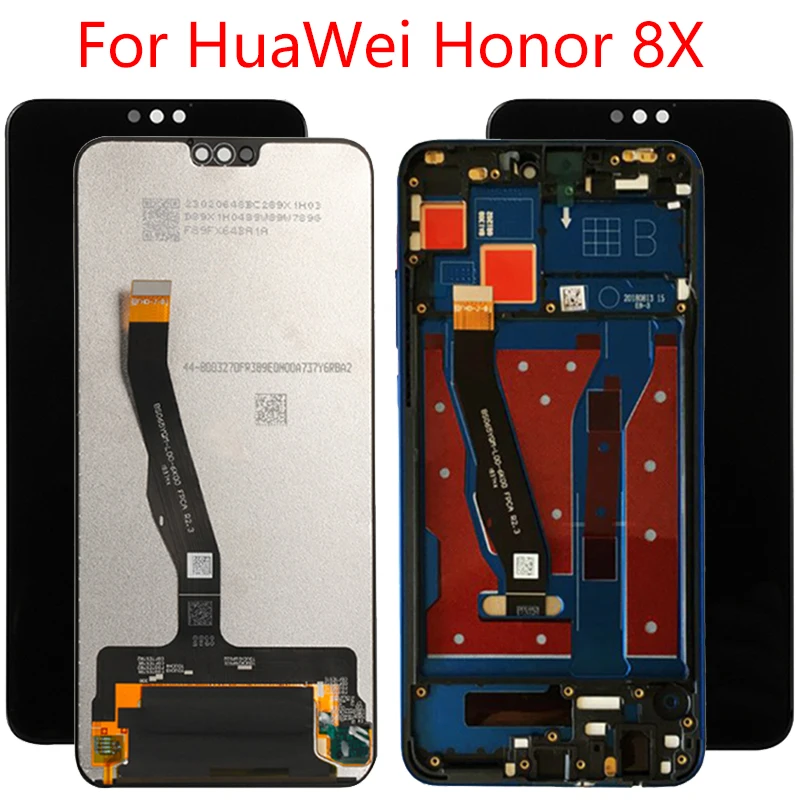 

Display For HuaWei Honor 8X LCD Original Frame LCD Display JSN-AL00 L22 L21 For Honor 8X LCD Touch Screen Digitizer Assembly