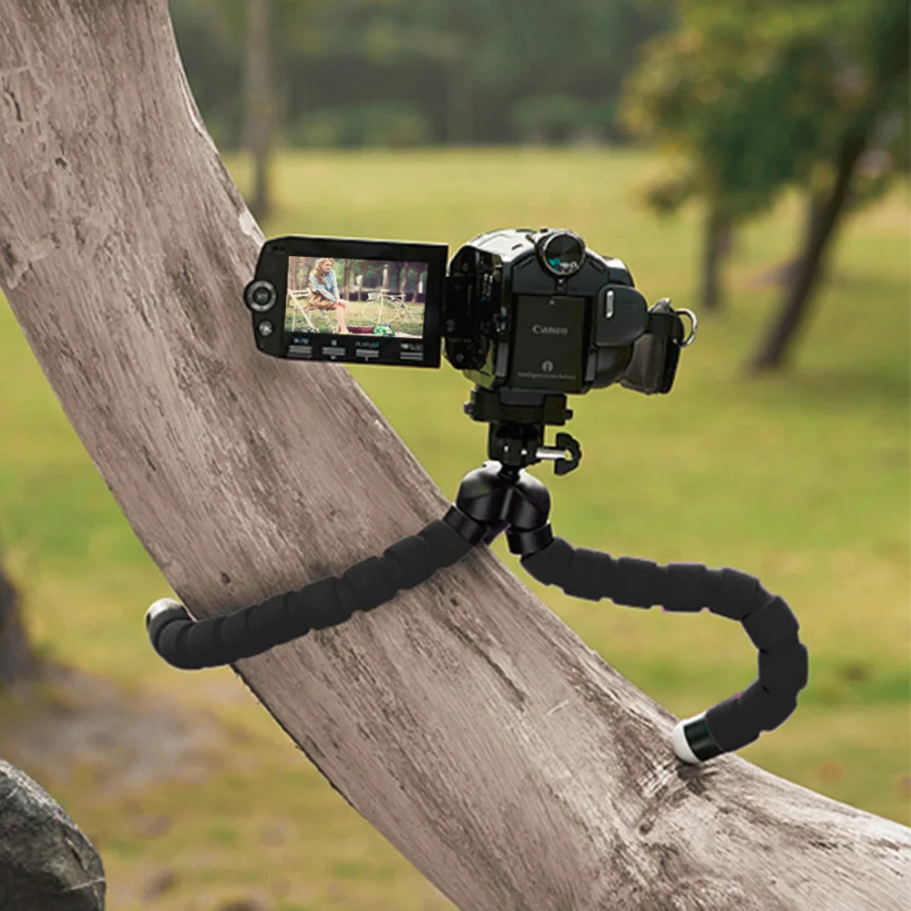 

Universal Mini Octopus Flexible Small Lightweight Portable Tripod Sponge Stand Holder For Mobile Phones Cameras